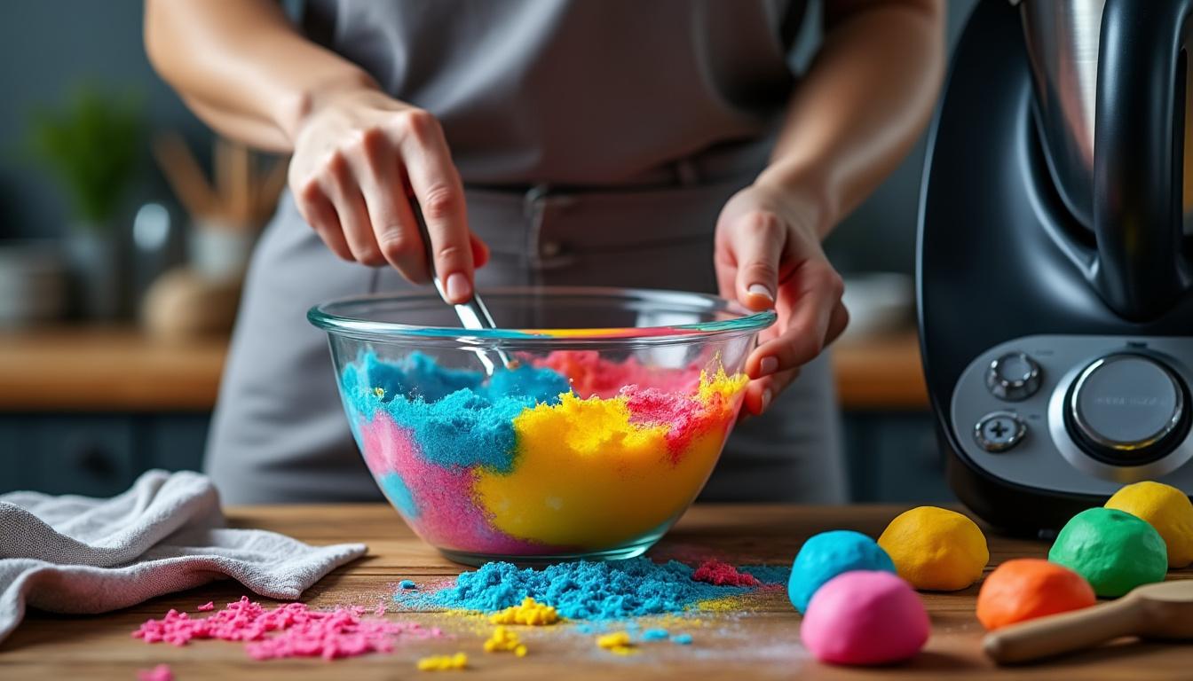 découvrez comment réaliser facilement de la pâte à modeler maison avec votre thermomix. cette méthode simple vous permettra de créer des œuvres d'art incroyables, tout en offrant une activité ludique et créative pour toute la famille.