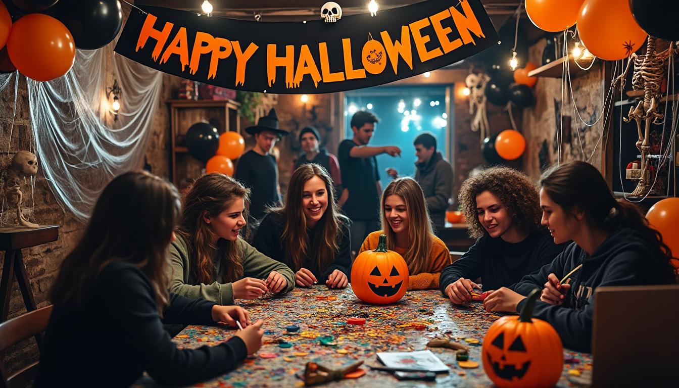 découvrez des idées d'activités d'halloween originales et amusantes pour ados afin de rendre votre fête inoubliable et pleine de sensations fortes !