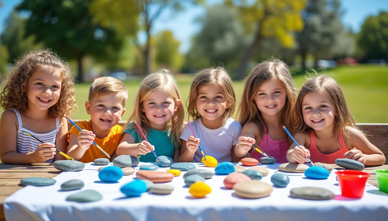 découvrez 5 jeux ludiques avec des cailloux pour stimuler la motricité fine et globale des tout-petits tout en s'amusant en pleine nature.