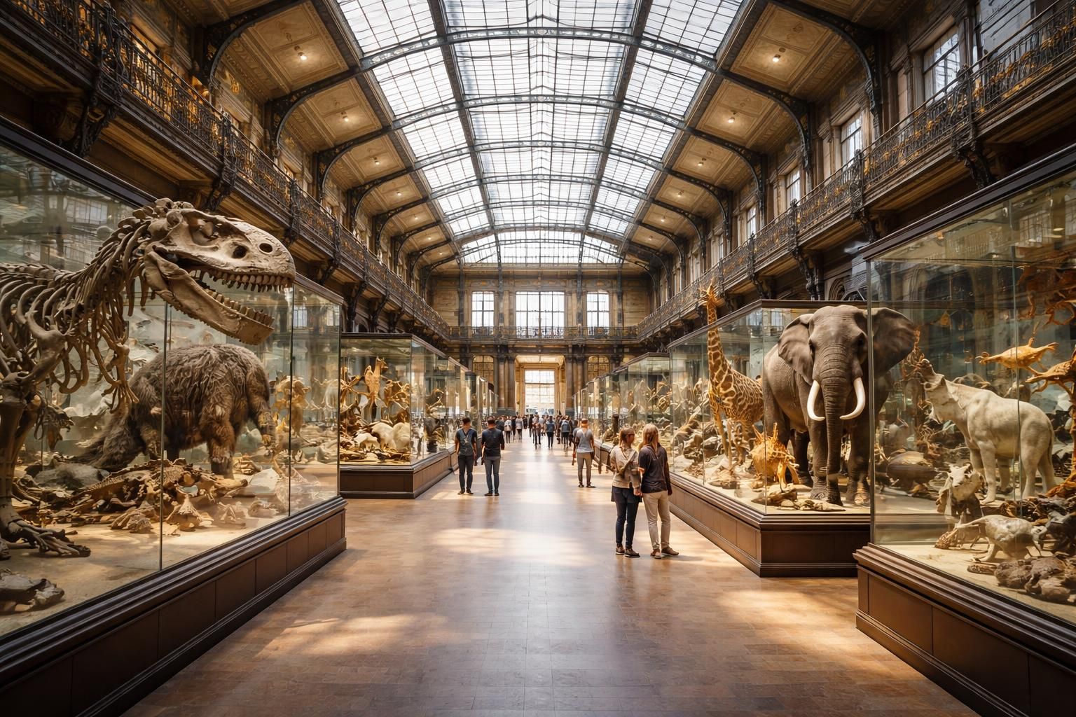 découvrez la grande galerie de l'évolution et embarquez pour un voyage fascinant à travers le temps, explorant la diversité et l'histoire de la vie sur terre.