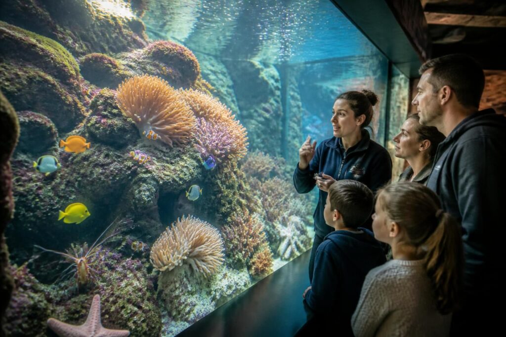découvrez les secrets fascinants de l'aquarium à plouescat et plongez dans un monde marin captivant rempli de découvertes uniques et d'expériences inoubliables.