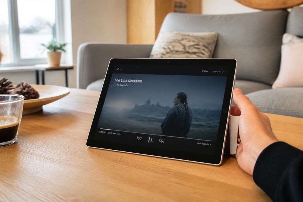 découvrez la surface go, la petite tablette tactile microsoft offrant une grande autonomie, idéale pour regarder vos séries préférées où que vous soyez.